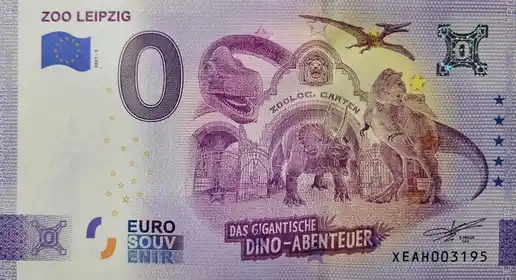 0€-Schein ZOO LEIPZIGDAS GIGANTISCHE DINO-ABENTEUER