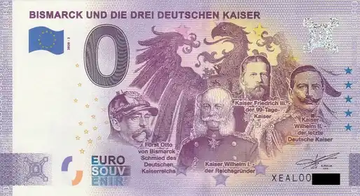 Billet 0€ BISMARCK UND DIE DREI DEUTSCHEN KAISER
