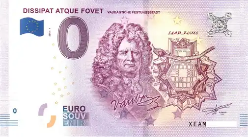 Billet 0€ DISSIPAT ATQUE FOVETVAUBAN'SCHE FESTUNGSSTADT