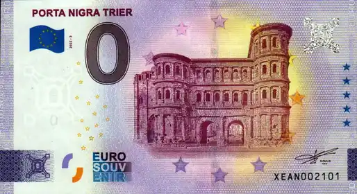 0€ banknote PORTA NIGRA TRIER