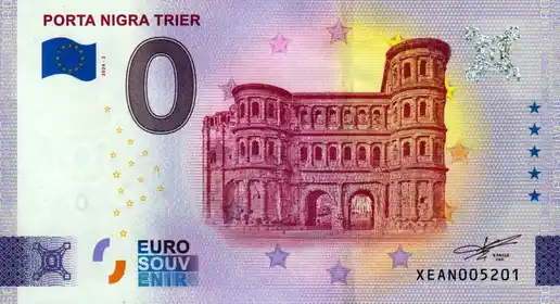 0€ banknote PORTA NIGRA TRIER