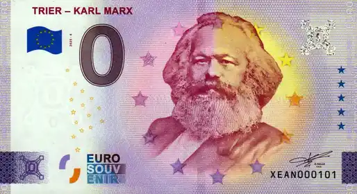 0€-Schein TRIER - KARL MARX