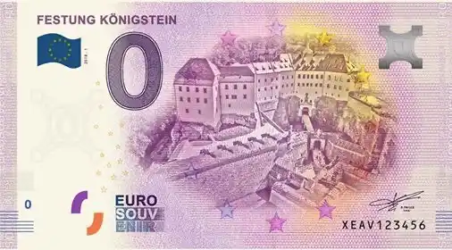 0€-Schein FESTUNG KÖNIGSTEIN