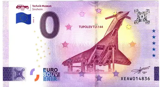Banconota da 0€ TECHNIK MUSEUM