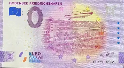 0€ banknote BODENSEE FRIEDRICHSHAFEN