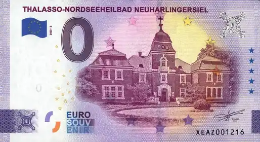 Banconota da 0€ THALASSO-NORDSEEHEILBAD NEUHARLINGERSIEL