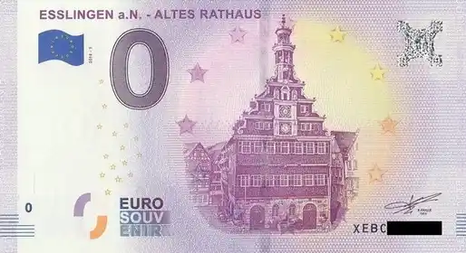 Banconota da 0€ ESSLINGEN a.N. - ALTES RATHAUS