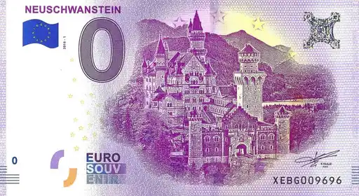 0€ banknote NEUSCHWANSTEIN