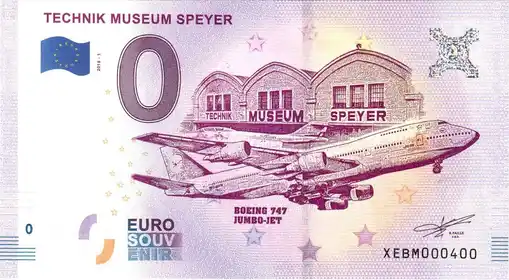 0€-Schein TECHNIK MUSEUM SPEYER