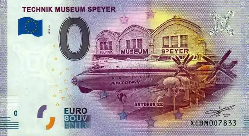 0€-Schein TECHNIK MUSEUM SPEYER