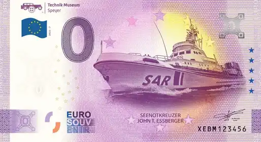 0€ banknote TECHNIK MUSEUMSPEYER