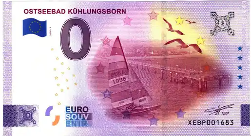 Banconota da 0€ OSTSEEBAD KÜHLUNGSBORN