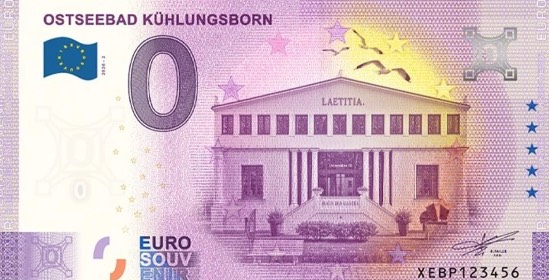 0€ banknote OSTSEEBAD KÜHLUNGSBORN