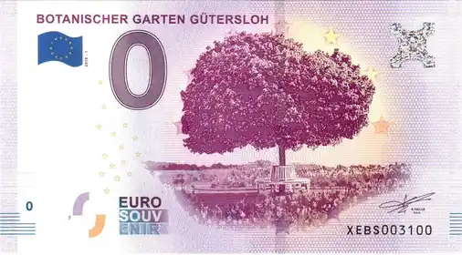 Billete de 0€ BOTANISCHER GARTEN GÜTERSLOH