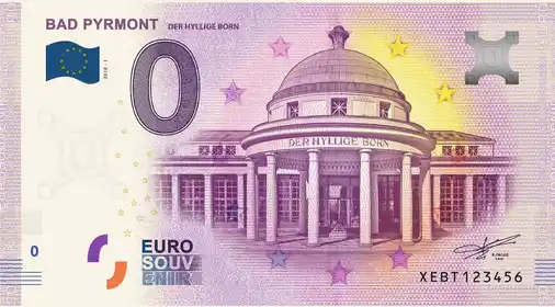 Billete de 0€ BAD PYRMONTDER HYLLIGE BORN