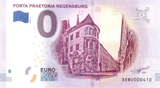 Billete de 0€ PORTA PRAETORIA REGENSBURG