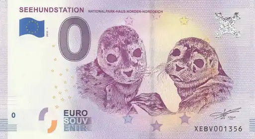 Billete de 0€ SEEHUNDSTATIONNATIONALPARK-HAUS NORDEN-NORDDEICH