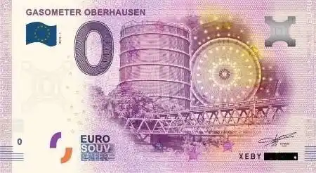 Billete de 0€ GASOMETER OBERHAUSEN