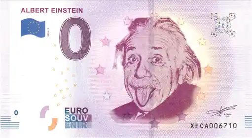 0€-Schein ALBERT EINSTEIN