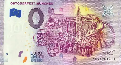 0€ banknote OKTOBERFEST MÜNCHEN