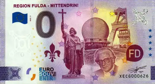 Billete de 0€ REGION FULDA - MITTENDRIN!