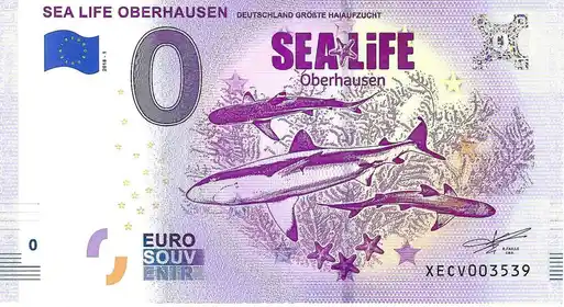 Billete de 0€ SEA LIFE OBERHAUSENDETUSCHLAND GRÖßTE HAIAUFZUCHT