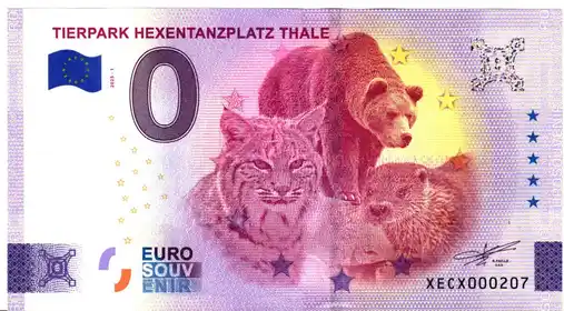 Banconota da 0€ TIERPARK HEXENTANZPLATZ THALE
