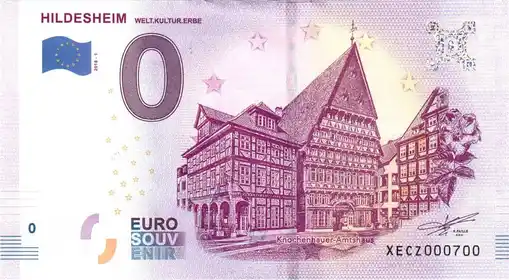Billete de 0€ HILDESHEIMWELT. KULTUR. ERBE