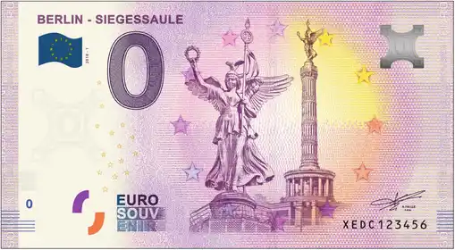 Billete de 0€ BERLIN - SIEGESSAULE