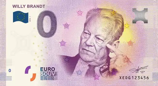 Billete de 0€ WILLY BRANDT
