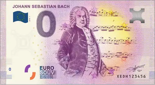 0€-Schein JOHANN SEBASTIAN BACH