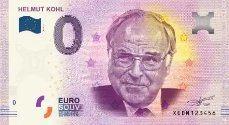 Banconota da 0€ HELMUT KOHL