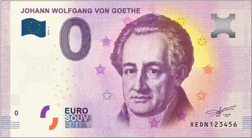 Billet 0€ JOHANN WOLFGANG VON GOETHE