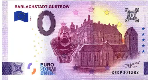 Banconota da 0€ BARLACHSTADT GÜSTROW