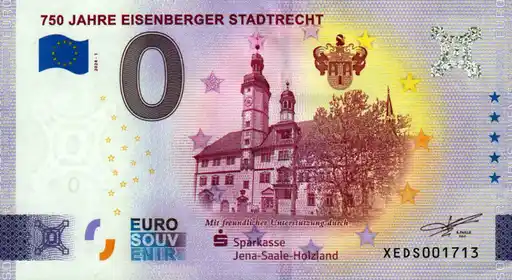 Billet 0€ 750 JAHRE EISENBERGER STADTRECHT