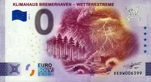 0€-Schein KLIMAHAUS BREMERHAVEN - WETTEREXTREME
