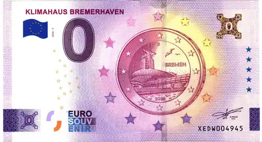 0€-Schein KLIMAHAUS BREMERHAVEN