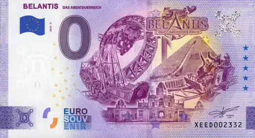 Banconota da 0€ BELANTISDAS ABENTEUERREICH