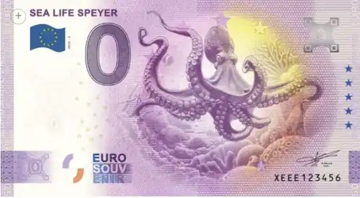 0€-Schein SEA LIFE SPEYER