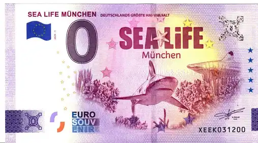 Banconota da 0€ SEA LIFE MÜNCHEN