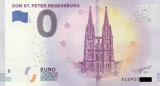 Banconota da 0€ DOM ST. PETER REGENSBURG