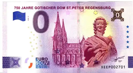 Billet 0€ 750 JAHRE GOTISCHER DOM ST. PETER REGENSBURG