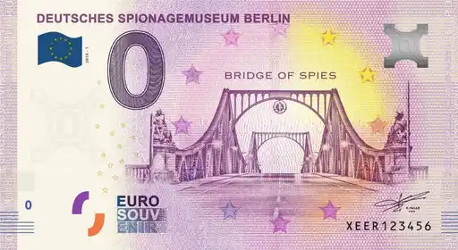 0€ banknote DEUTSCHES SPIONAGEMUSEUM BERLIN