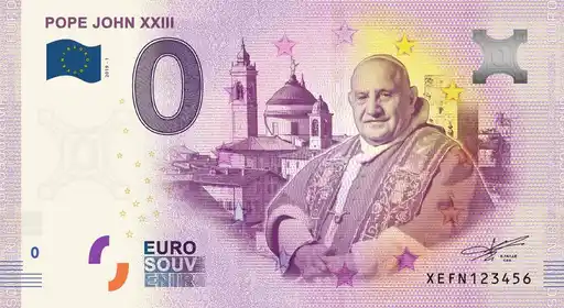 0€-Schein POPE JOHN XXIII
