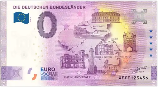 Billet 0€ DIE DEUTSCHEN BUNDESLÄNDER