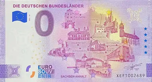 Billet 0€ DIE DEUTSCHEN BUNDESLÄNDER