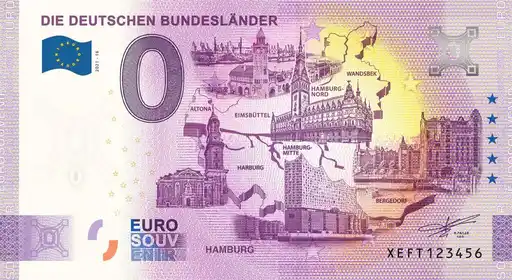 Billet 0€ DIE DEUTSCHEN BUNDESLÄNDER
