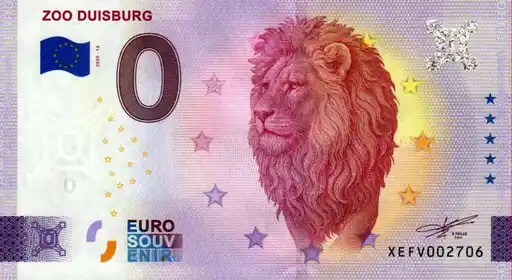 0€-Schein ZOO DUISBURG