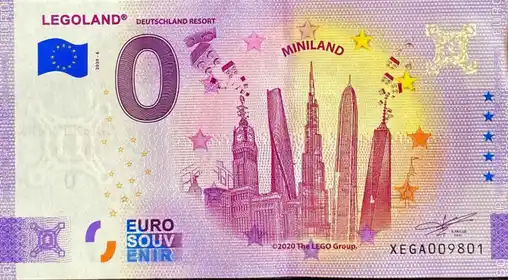 0€ banknote LEGOLAND®DEUTSCHLAND RESORT MINILAND