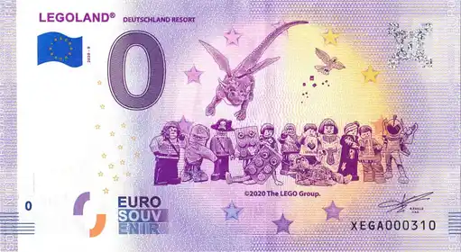 Banconota da 0€ LEGOLAND®DEUTSCHLAND RESORT
